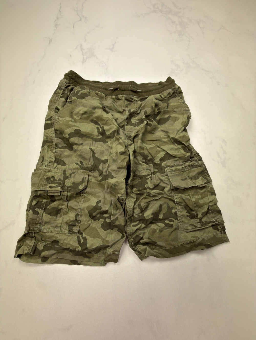 Sonoma Cargo Shorts Green 90s Military Inspired Baggy - Boys XL